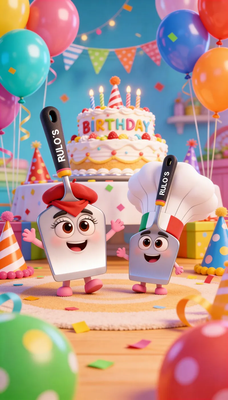 Pícaro y la Pícara bailando en una fiesta de cumpleaños